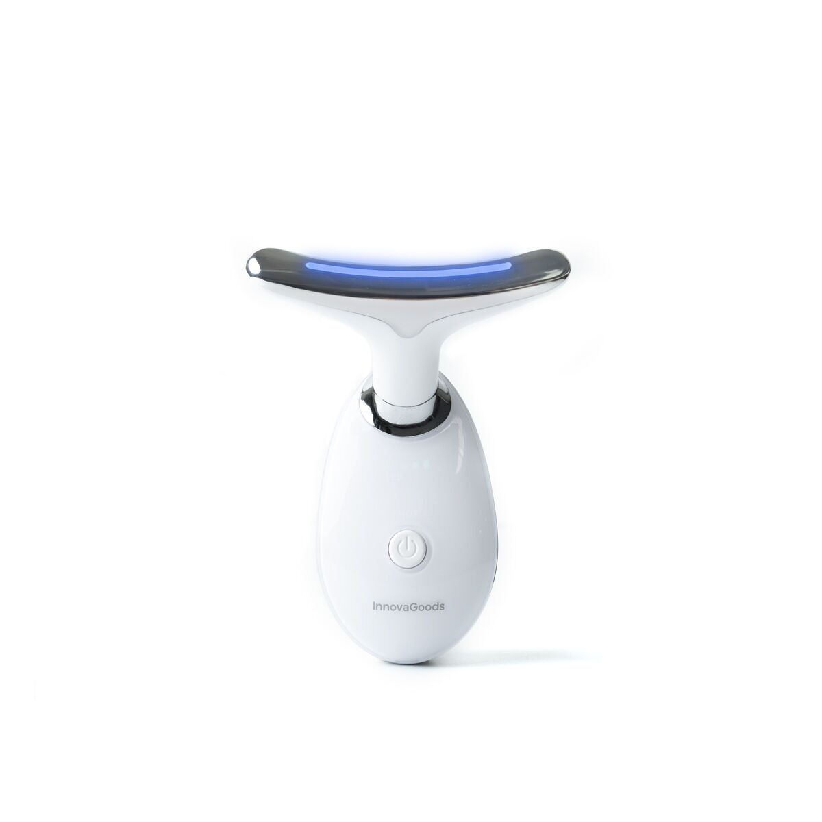 Innovagoods Masajeador Facial Eléctrico Reafirmante Para Cara Y Cuello Con Led, Ems Y Calor Selora Innovagoods